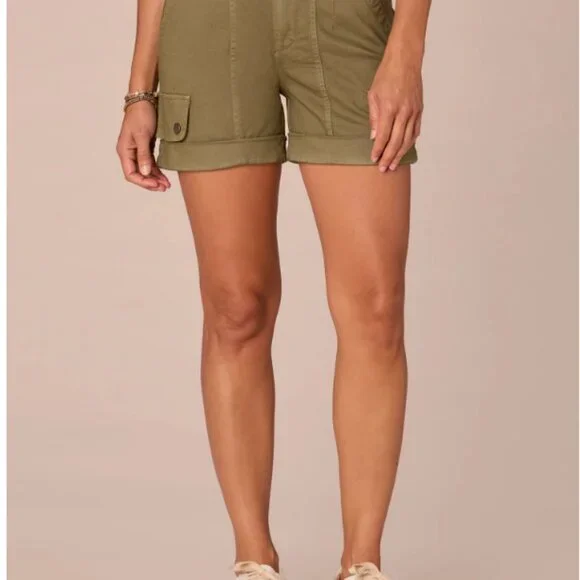 "Ab"solution Skyrise 4.5" Inseam Double Button Cargo Short WS-164 - Picture 4 of 4